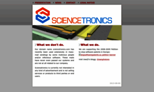 Sciencetronics.com thumbnail