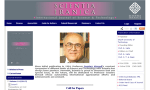 Scientiairanica.com thumbnail