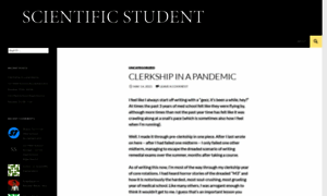 Scientificstudent.wordpress.com thumbnail