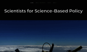 Scientistsforsciencebasedpolicy.org thumbnail