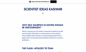 Scientistsideaskashmir.wordpress.com thumbnail