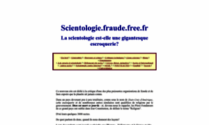 Scientologie.fraude.free.fr thumbnail