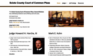 Sciotocountycourtofcommonpleas.org thumbnail