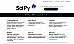 Scipy.org thumbnail