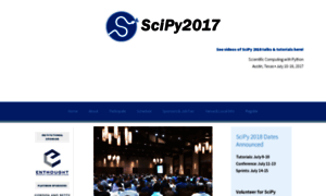 Scipy2017.scipy.org thumbnail