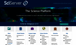 Sciserver.org thumbnail