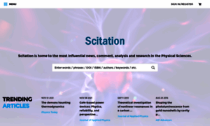 Scitationinfo.org thumbnail