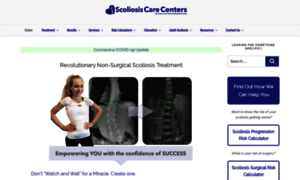 Scoliosiscarecenters.com thumbnail