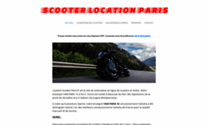 Scooter-location-paris.fr thumbnail