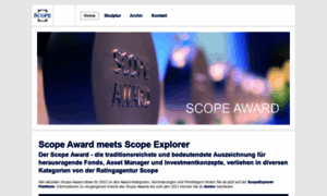 Scope-awards.com thumbnail
