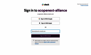 Scopenext-alliance.slack.com thumbnail