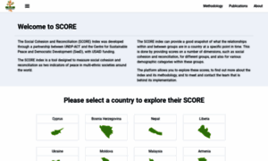 Scoreforpeace.org thumbnail