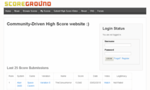 Scoreground.com thumbnail