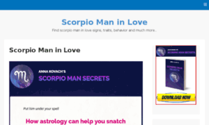 Scorpiomaninlovesigns.com thumbnail