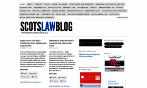 Scotslawblog.com thumbnail