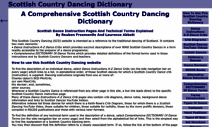 Scottish-country-dancing-dictionary.com thumbnail