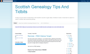 Scottishgenealogytipsntricks.blogspot.ca thumbnail