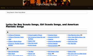 Scoutsongs.com thumbnail