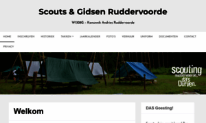 Scoutsruddervoorde.be thumbnail