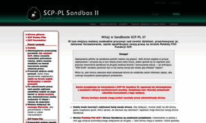 Scpsandbox-pl.wikidot.com thumbnail