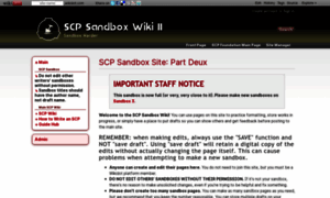 Scpsandbox2.wikidot.com thumbnail