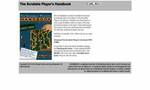 Scrabbleplayershandbook.com thumbnail