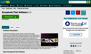 Scrapbook-flair-software.soft112.com thumbnail