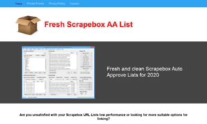 Scrapeboxlist.shop thumbnail