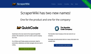 Scraperwiki.com thumbnail