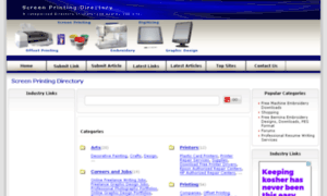Screen-printing-directory.com thumbnail