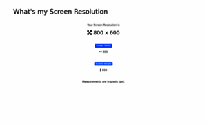 Screen-resolution.com thumbnail