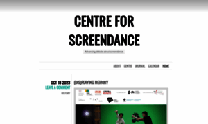 Screendance.wordpress.com thumbnail