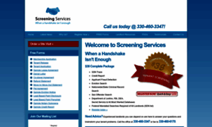 Screeningservices.com thumbnail