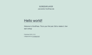 Screenplayer.org thumbnail