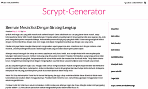 Scrypt-generator.com thumbnail