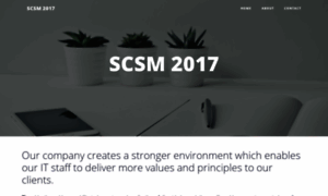 Scsm2017.com thumbnail