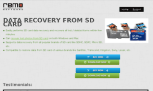 Sdcarddatarecovery.net thumbnail