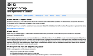 Sdi-12supportgroup.org thumbnail