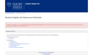 Sdl-resource-scheduler.emory.edu thumbnail