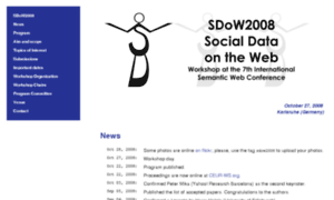 Sdow2008.semanticweb.org thumbnail