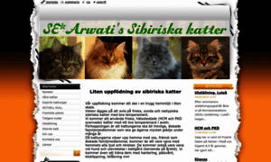 Se-arwatis-sibiriska-katter.webnode.se thumbnail