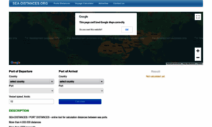 Sea-distances.org thumbnail