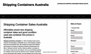 Seacontainersaustralia.com.au thumbnail