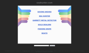 Seahunter.com thumbnail