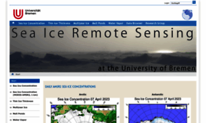 Seaice.uni-bremen.de thumbnail