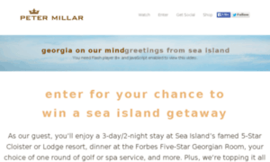 Seaislandgiveaway.petermillar.com thumbnail