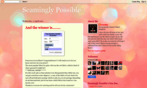 Seaminglypossible.blogspot.com thumbnail