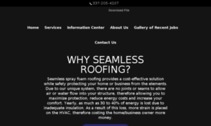 Seamlessroofing.net thumbnail