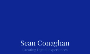 Seanconaghan.com thumbnail