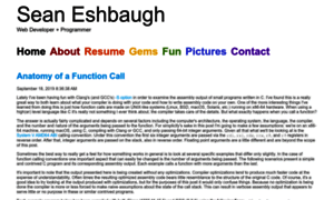 Seaneshbaugh.com thumbnail